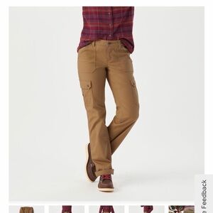 Women’s Duluth Flex Fire Hose Relaxed Fit Pants size 4